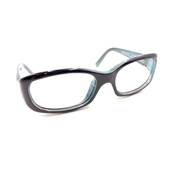 Maui Jim Punchbowl MJ 219-03 Black Light Blue Sunglasses Frames 54-17 135 Italy - Picture 1 of 12